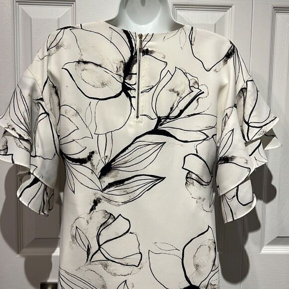 Vince Camuto Short Sleeve Shift‎ Dress Size 2 (fits larger, see measurements) - Picture 8 of 12